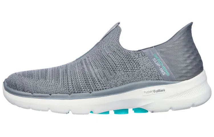 Skechers Go Walk 6 Slip-Ins White Grey