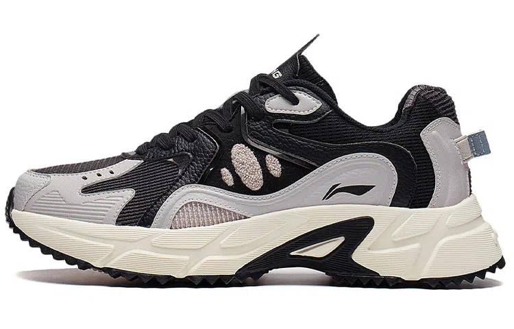 LiNing Low-Top Black Grey