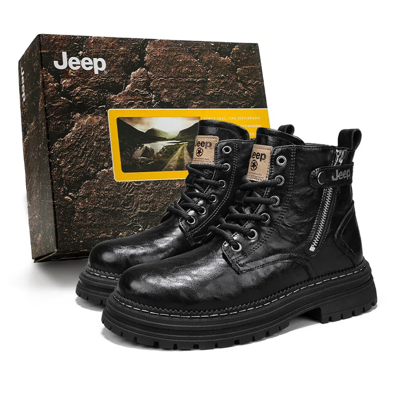 Jeep Martin Boots Black