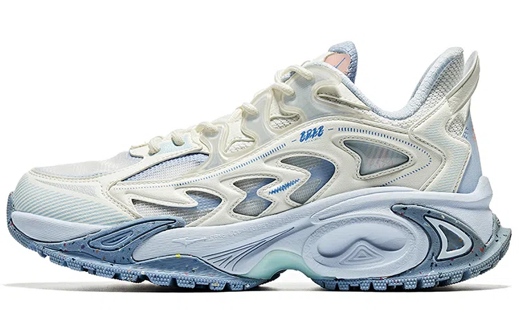 Erke Low-Top White Light Blue