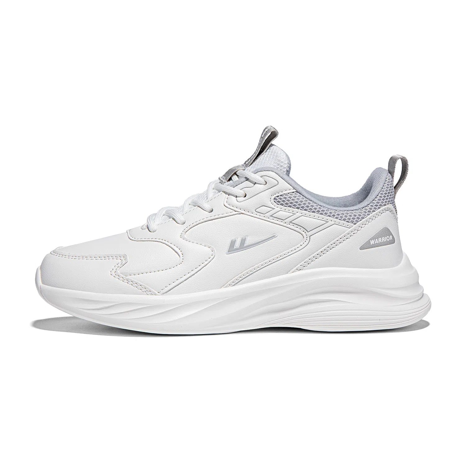 Warrior Running Shoes White Grey