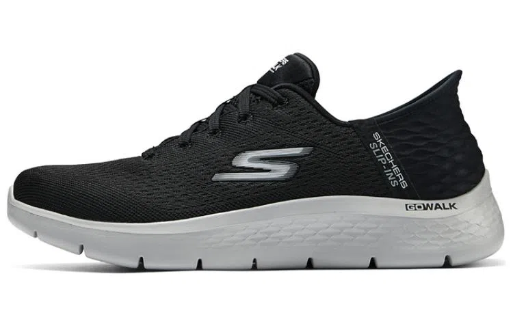 Skechers Go Walk Flex Slip-Ins Black Grey