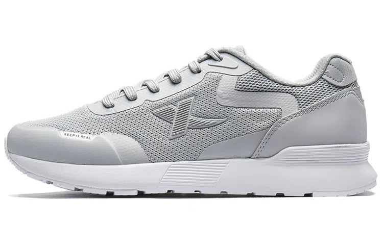 特步 舒适轻便运动鞋 女款 灰色