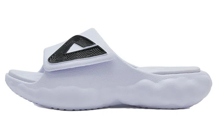 匹克 态极云 耐磨防滑 运动拖鞋 女款 白黑