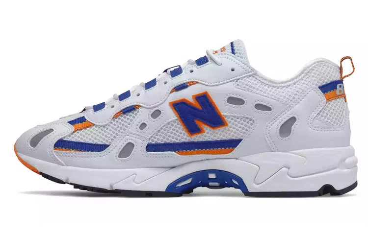 New Balance 827 White Blue Orange