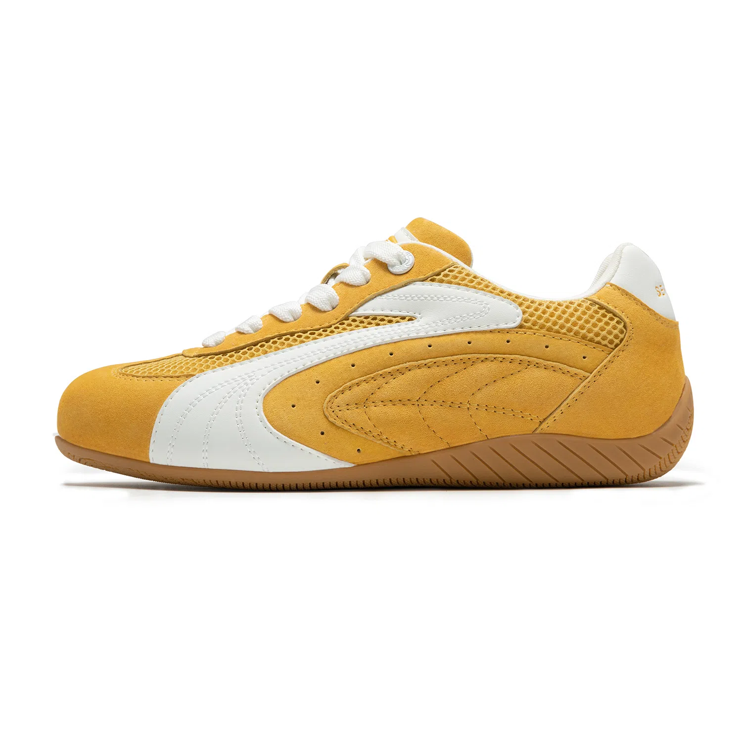SENGUOGUO Retro Casual Sneakers Yellow White