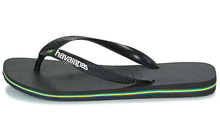 Havaianas Brazil Logo Black Green