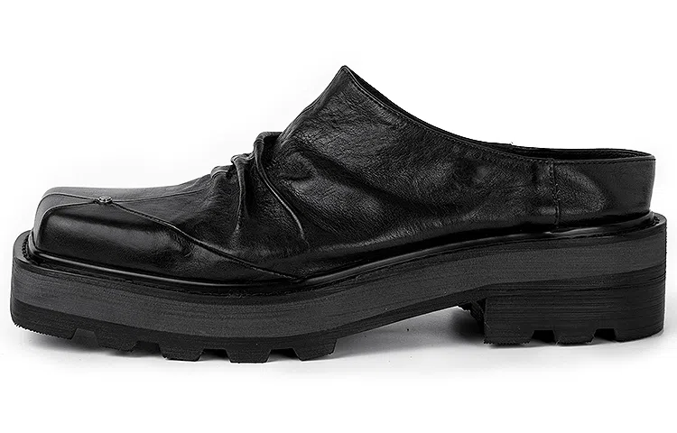 Huànxiàngzhě Original Derby Shoes Black