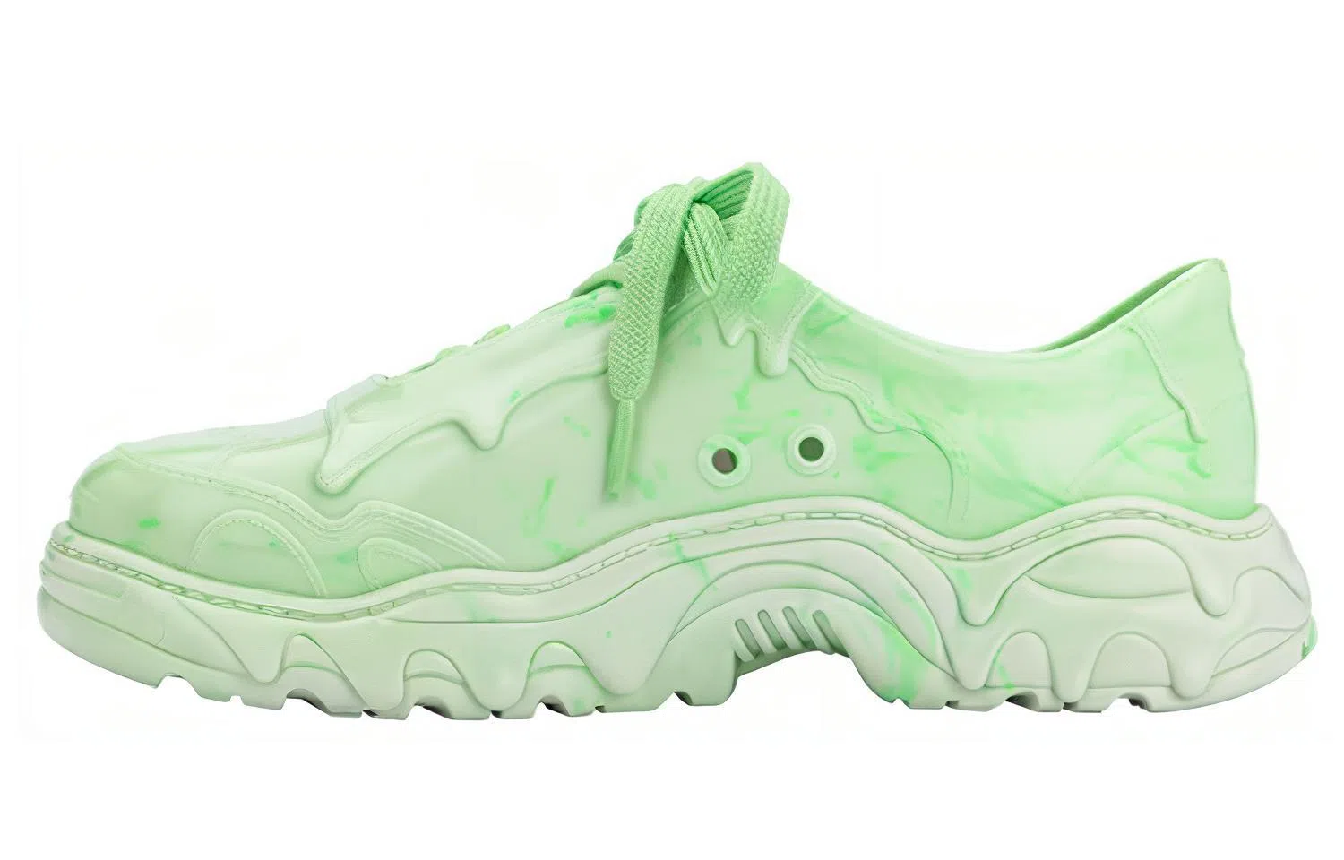 Melissa PVC Strap Flat Green