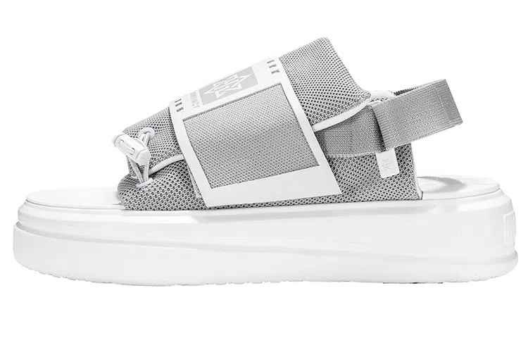 NORVINCY Velcro Soft Sole Sandals Grey