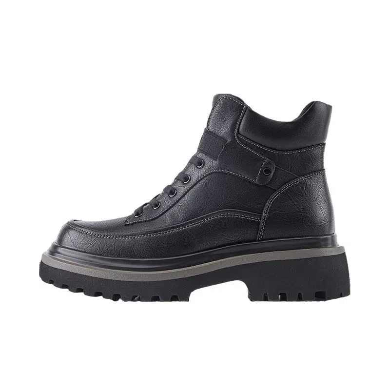 VICKI BROWN Martin Boots Black