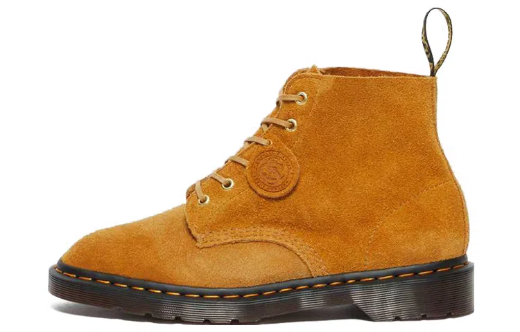 Dr. Martens 101 Suede Ankle Boots Tan