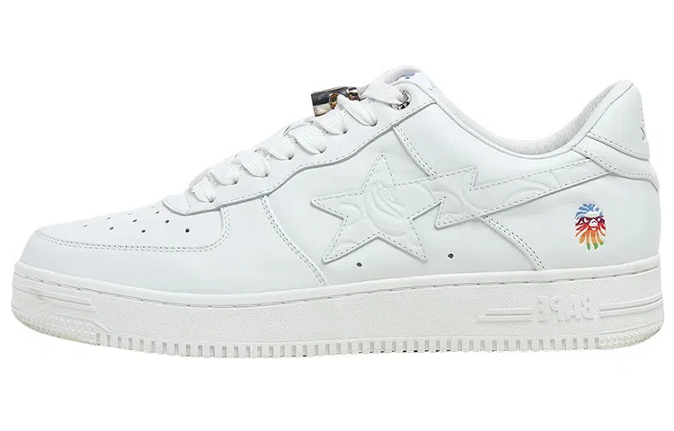 BAPE BLACK x A BATHING APE STA White Silver