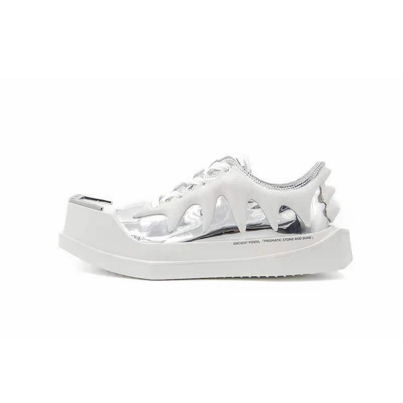 Ancient Fossil White Silver