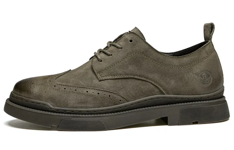 Leaveland Brogue Casual Shoes