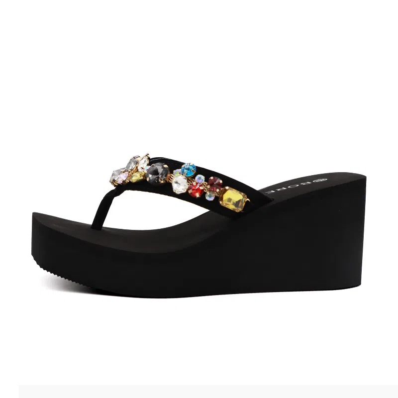 Baoren Flip Flops Black Women