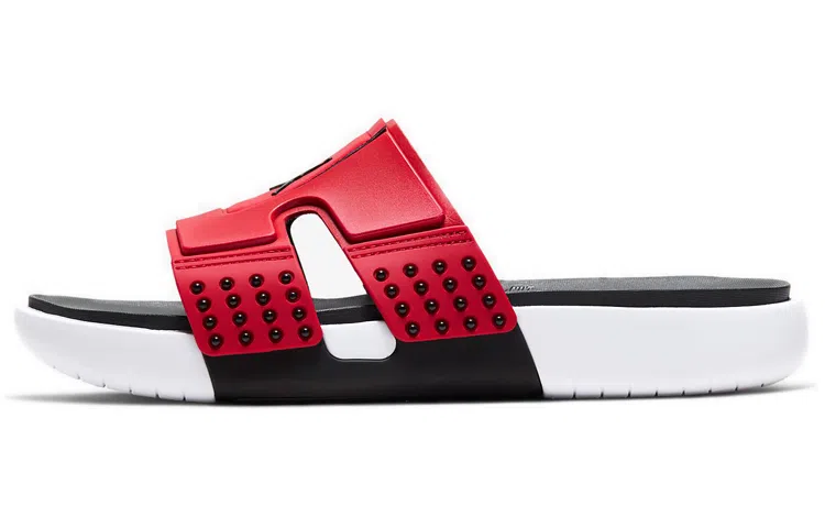 Jordan Slide Black Red