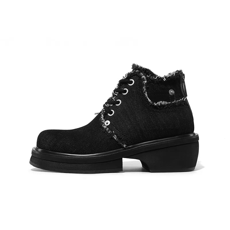 Kami Anger Derby Thick Sole Black