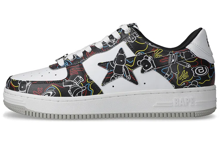 Medicom Toy x A BATHING APE STA BE@R CAMO Black Camo