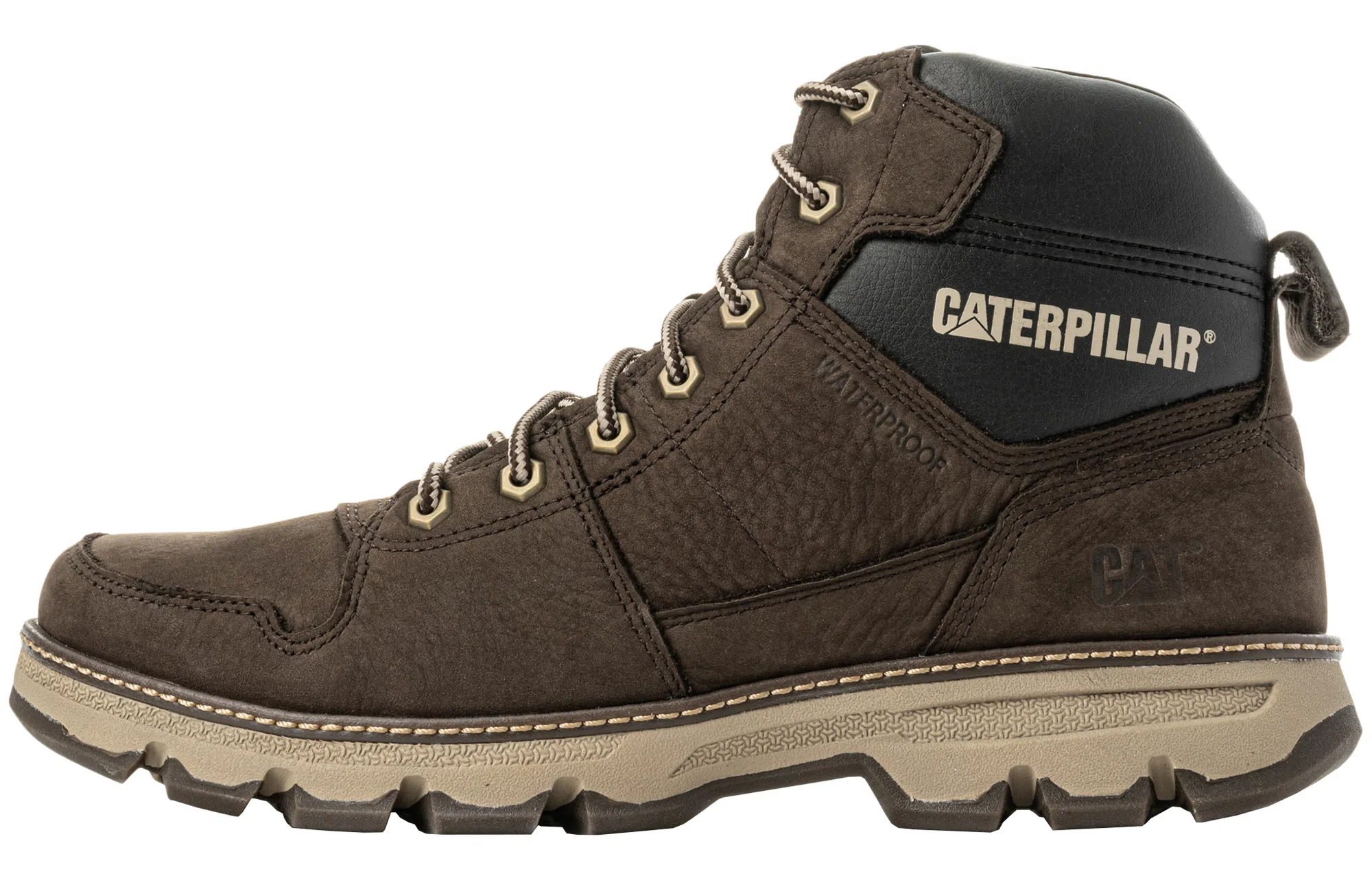 CAT Durable Breathable Martin Boots Brown