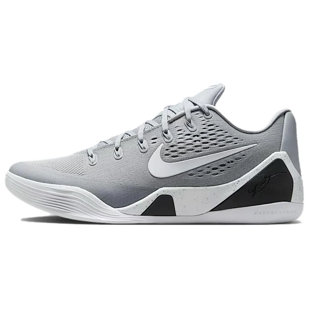 Nike Kobe 9 Elite Low Protro Gray White