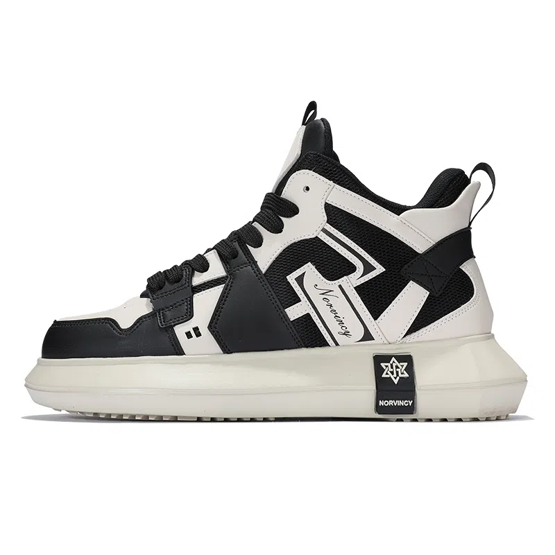 NORVINCY Retro High-Top Sneakers