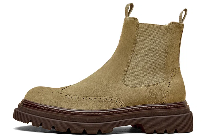 Beau Today Chelsea Boots Khaki