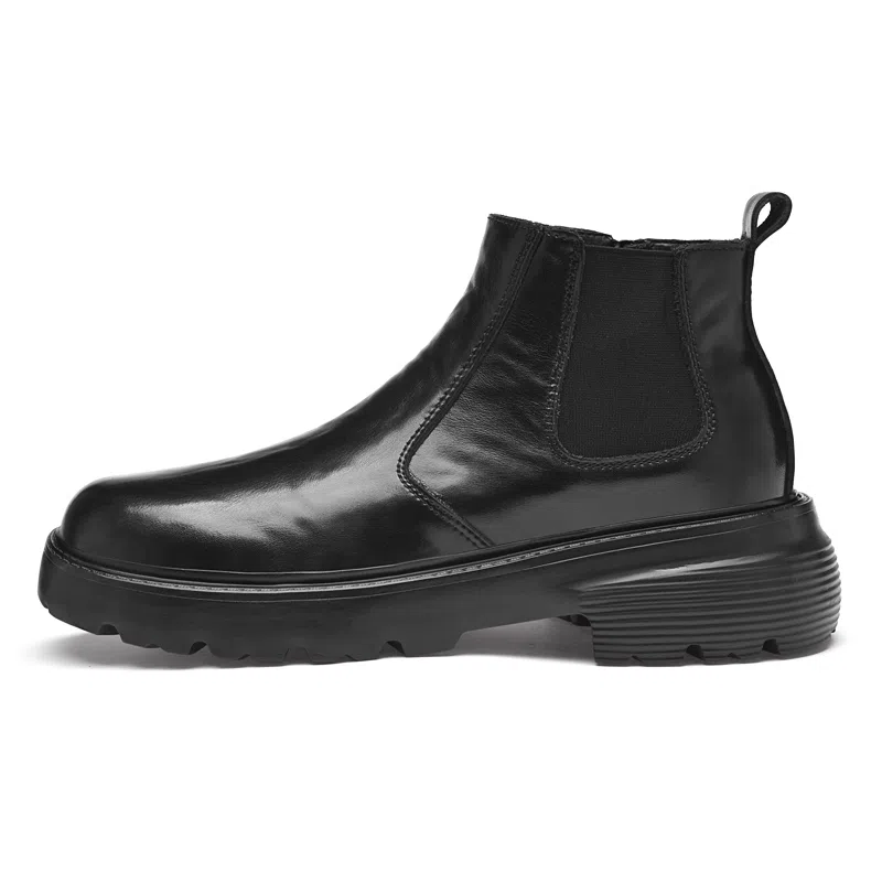 公牛雷霆 头层牛皮 潮流百搭简约舒适时尚 短靴 男款