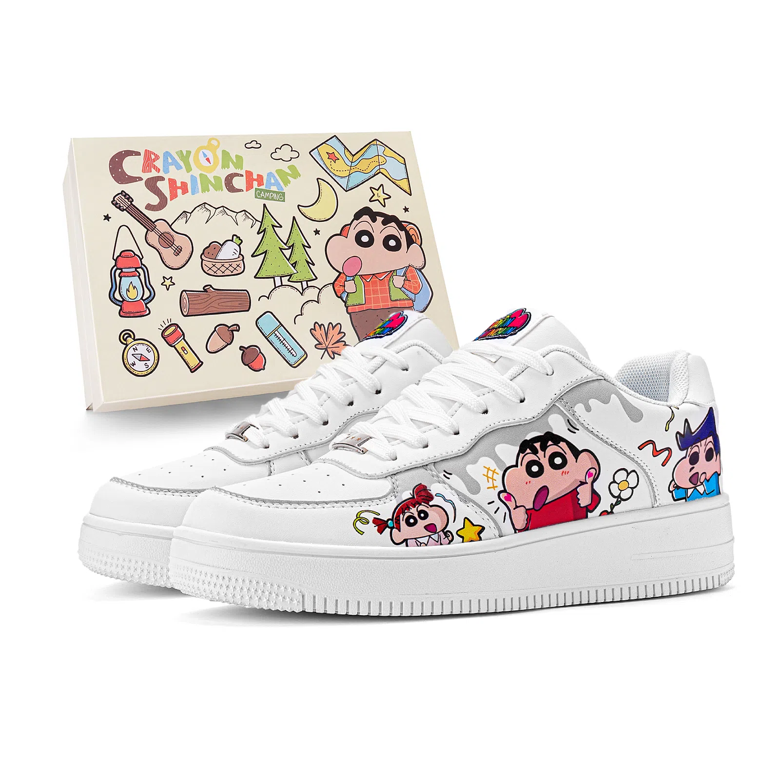 Crayon Shinchan Love Pair Low Sneakers