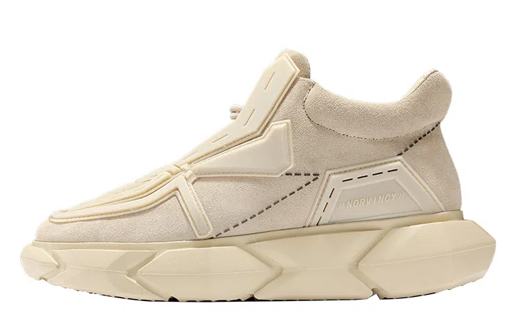 NORVINCY Suede Utility Sneakers Khaki