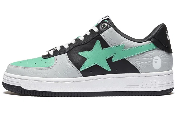 A BATHING APE STA Green Black Grey