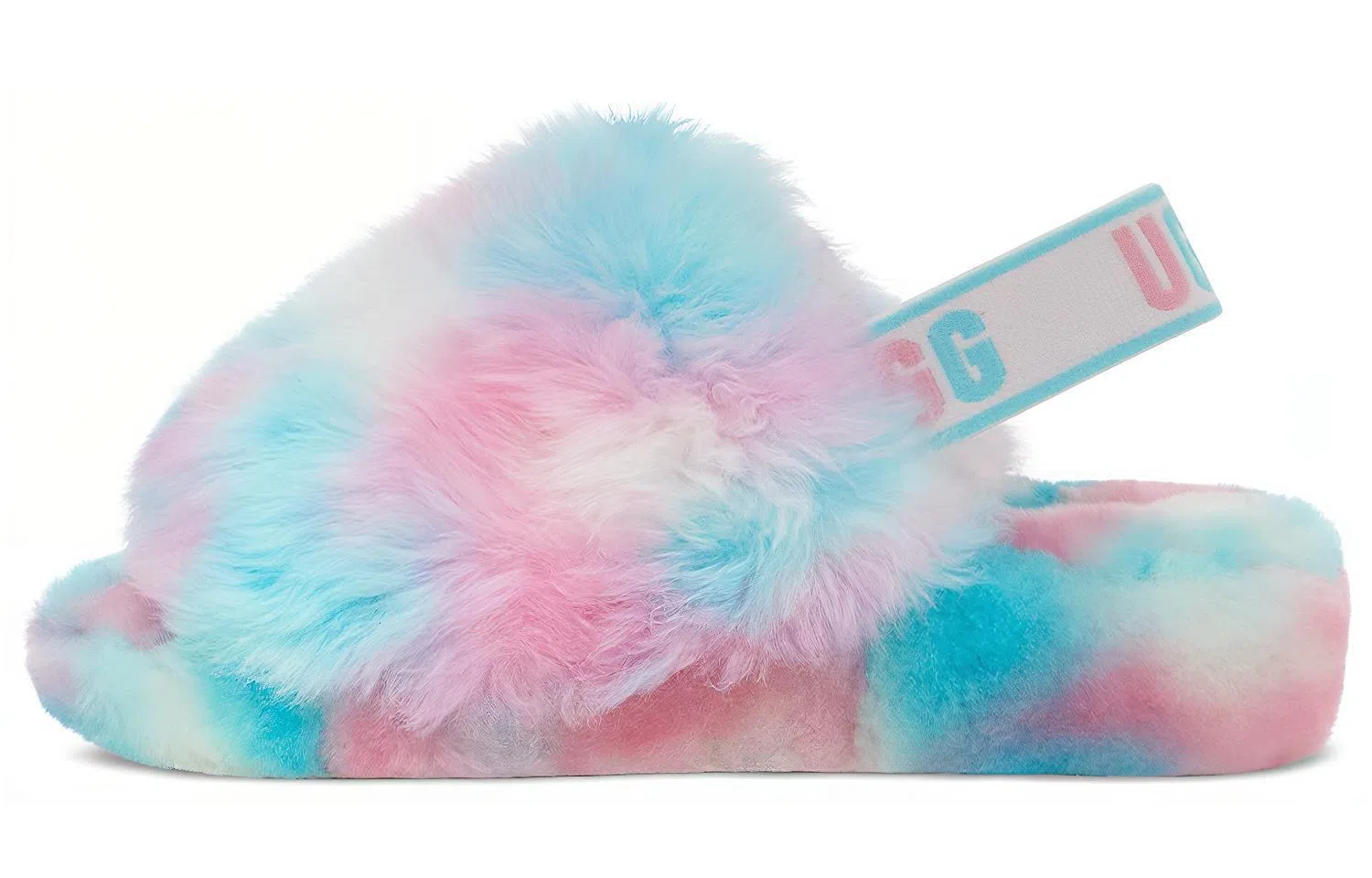 UGG Fluff Yeah Blue Pink