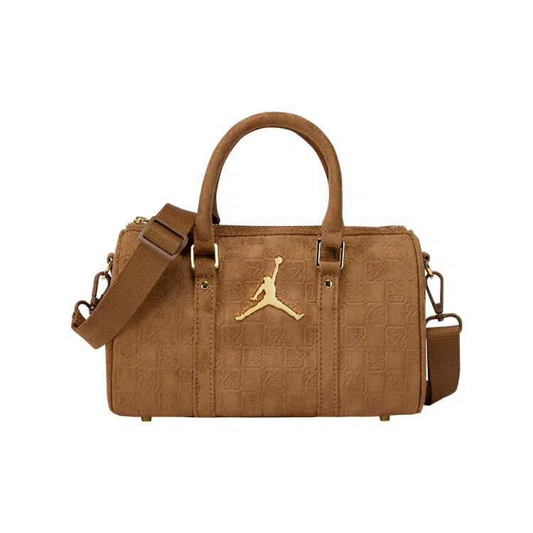 Jordan Monogram Boston Bag Light Brown