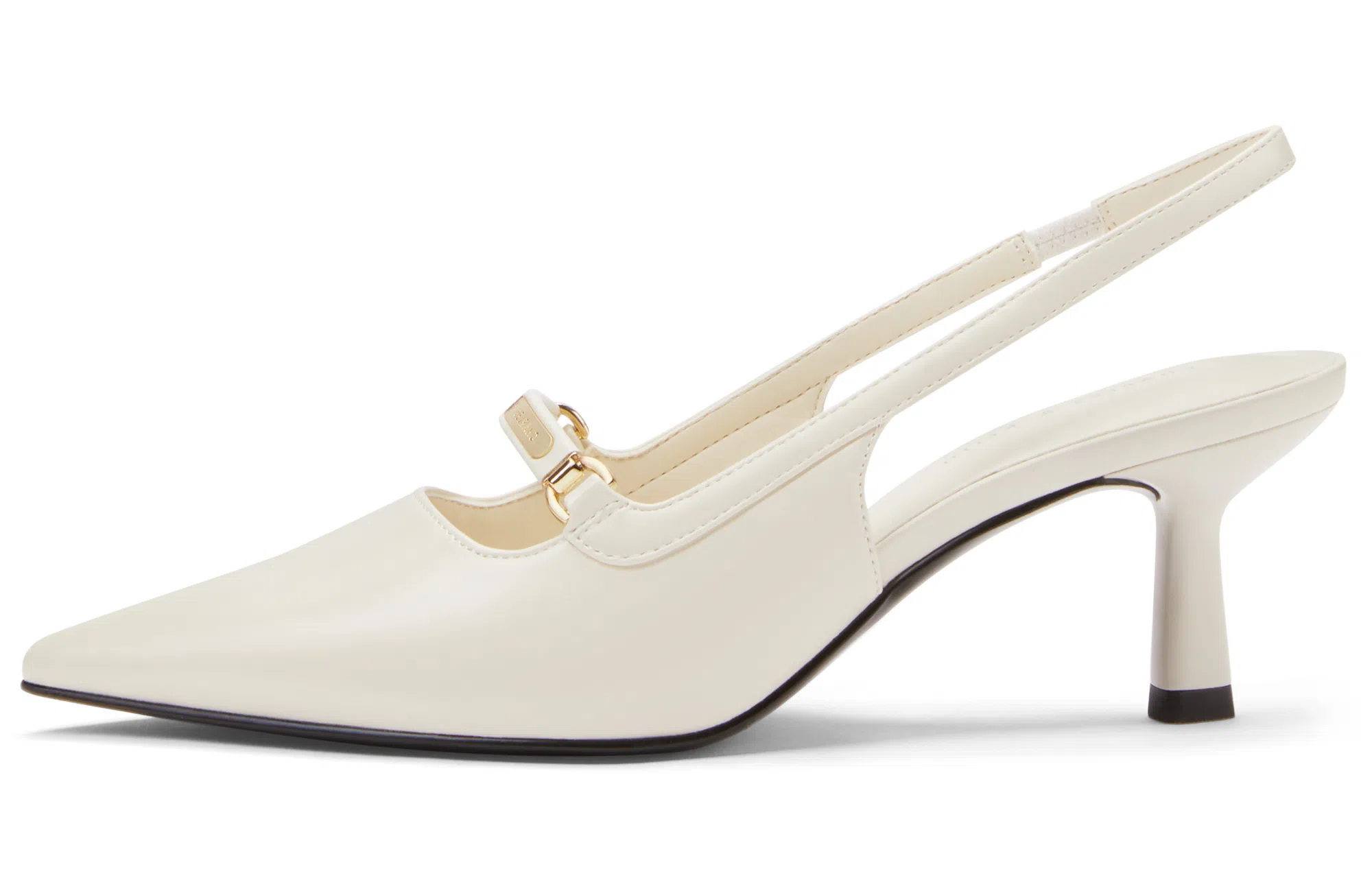 Charles & Keith Pointed Toe Metal Detail Heels