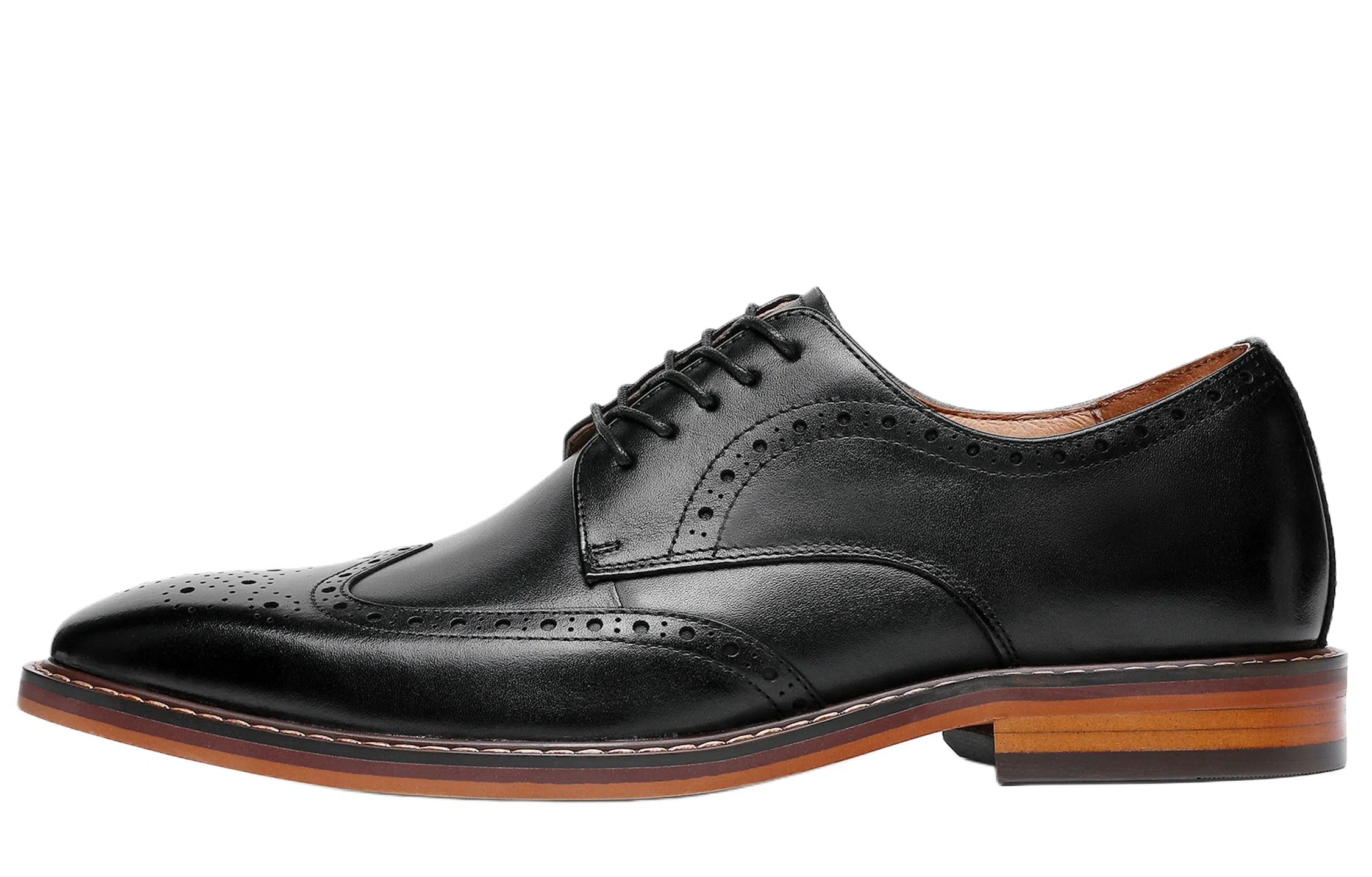 Desai Brogue Oxford Black
