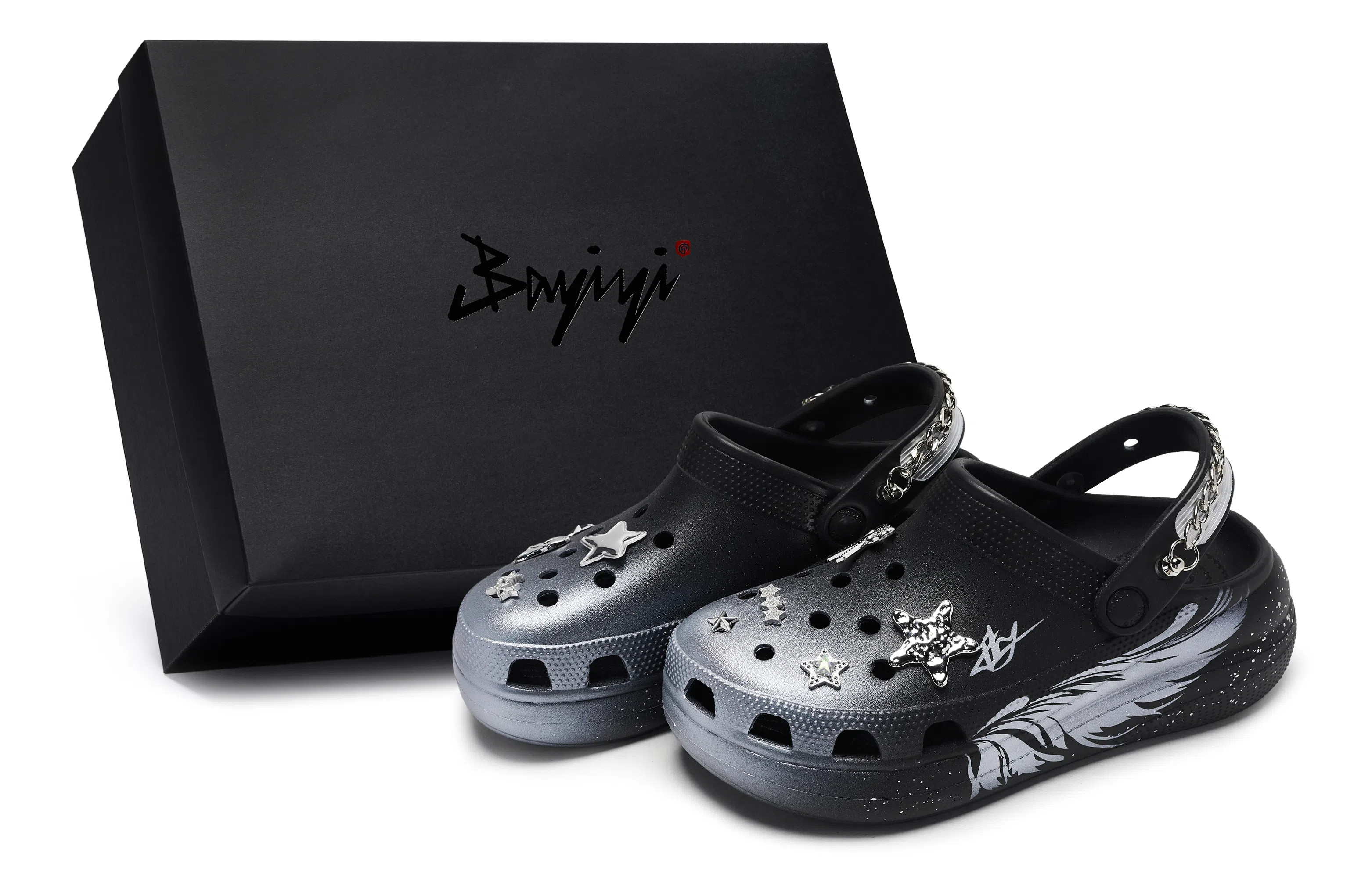 Crocs Classic Clog Black Silver