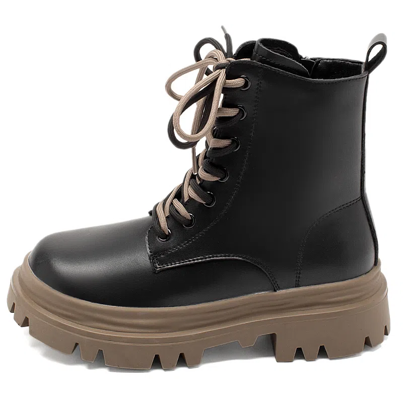 AGSDON Martin Boots 5cm Fur Lined