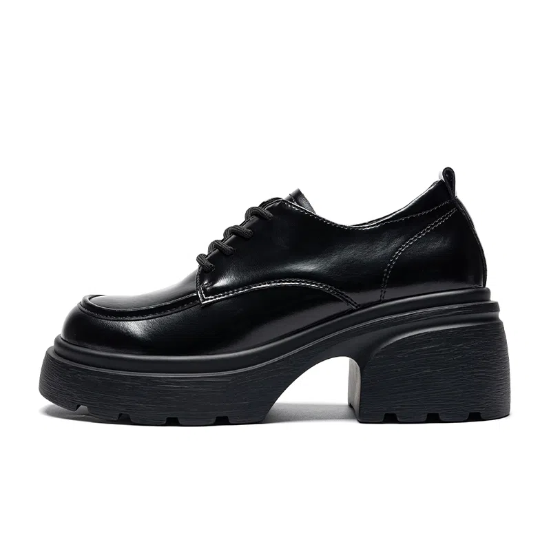 ZHR Thick Sole Leather Casual Shoes