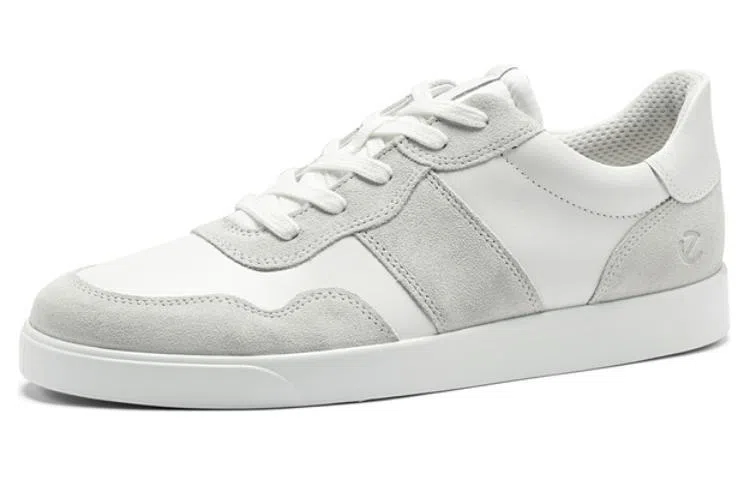 Ecco Low Top Sneakers Grey White