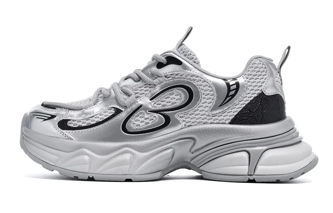 EBLAN Low Top Sneakers Silver