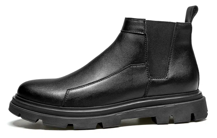 LEAVELAND Maple Chelsea Boots Black