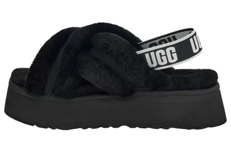 UGG Disco Slides Black