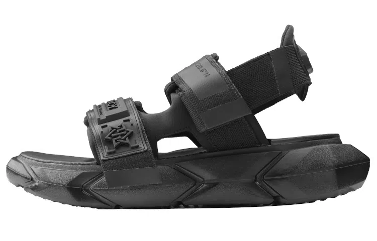 NORVINCY Velcro Sandals Black