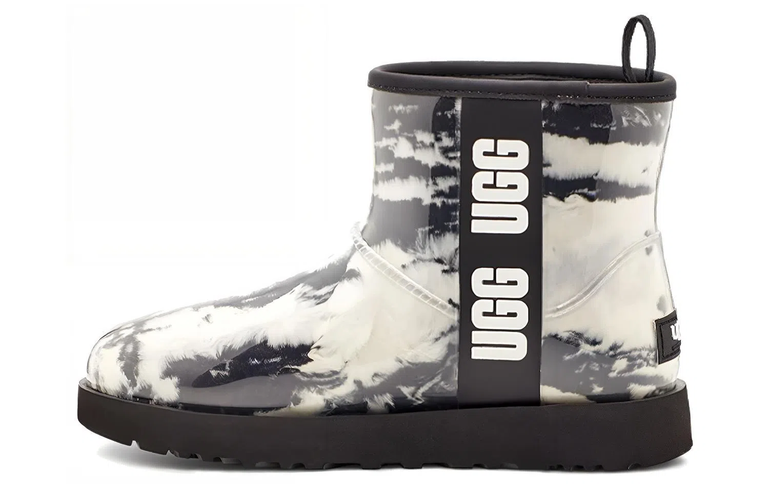 UGG Classic Clear Mini Marble Black White
