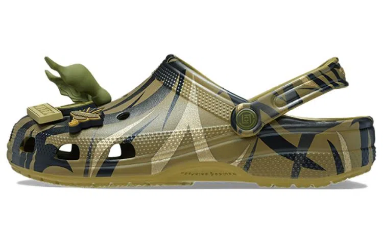 CLOT x Crocs EVA Military Green