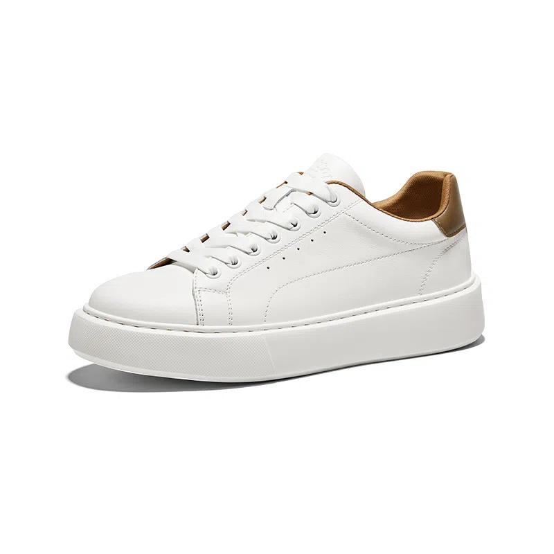 Hautton White Brown Sneakers