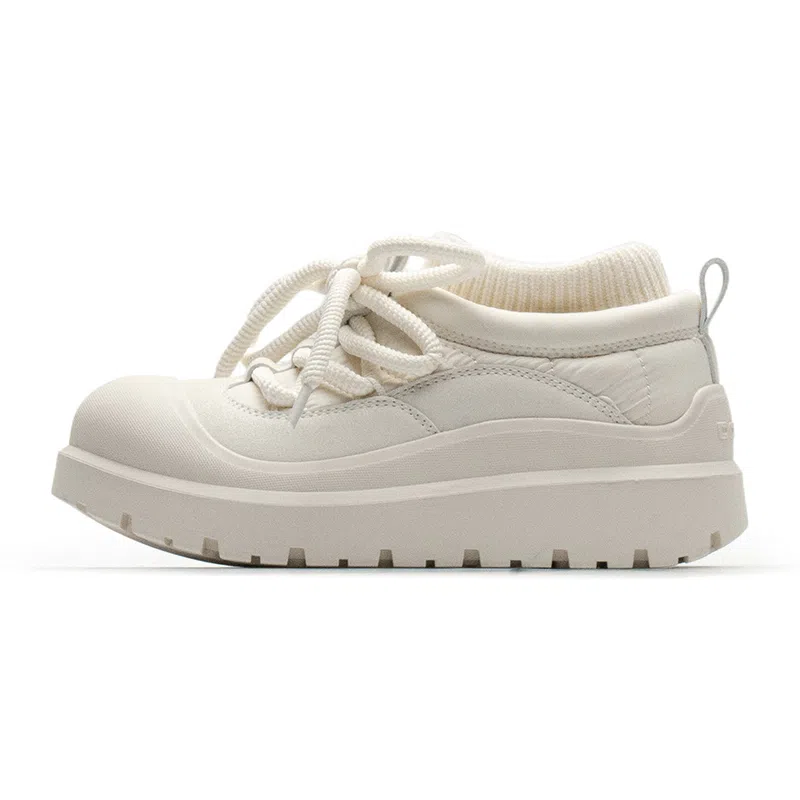 Mule Donkey Snow Boots White