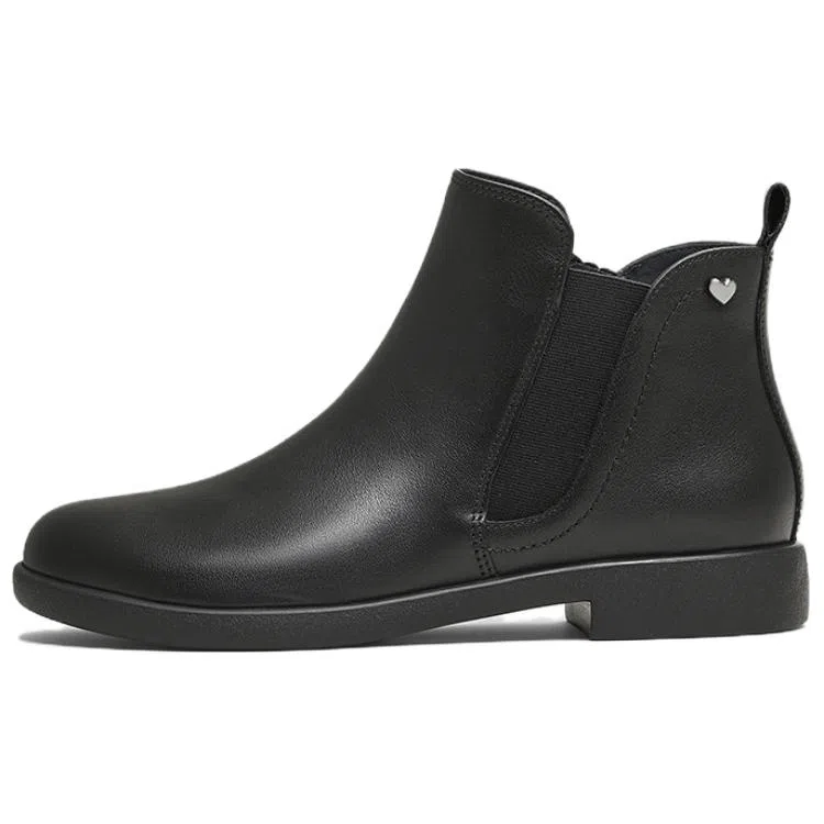 他她 休闲时尚潮流简约气质 切尔西靴 女款 米白