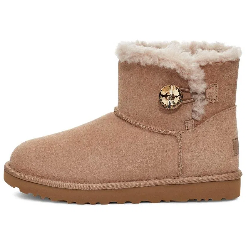 UGG Bailey Mini Button Gold Bling