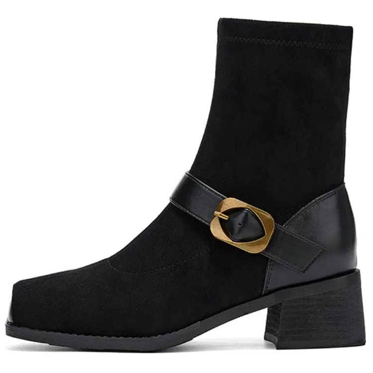 DAPHNE Short Boots Black